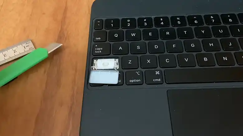 magic keyboard key stuck down