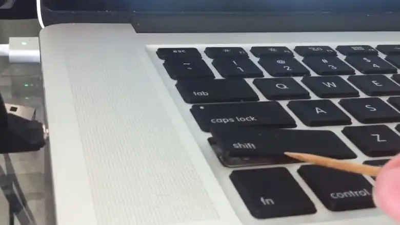 Left Shift Key Stuck on MacBook Pro