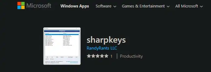 Visit the official website and download SharpKey