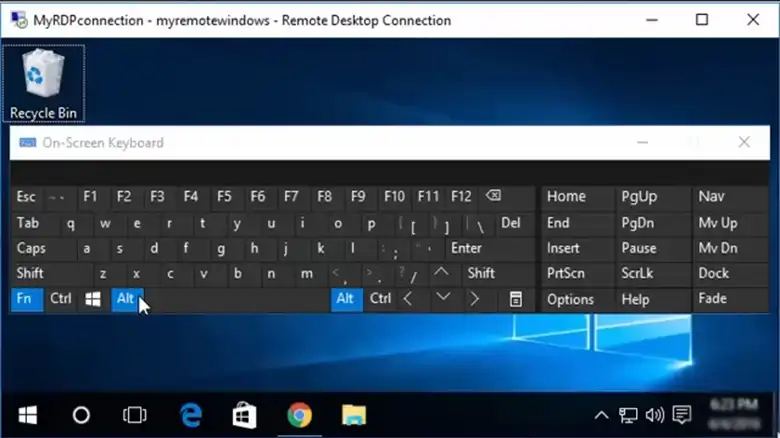 Windows Key Stuck on Remote Desktop