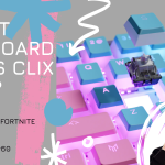Image showing Matrix 60% keyboard and Clix player face