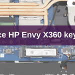 How to replace HP Envy X360 laptop keyboard?